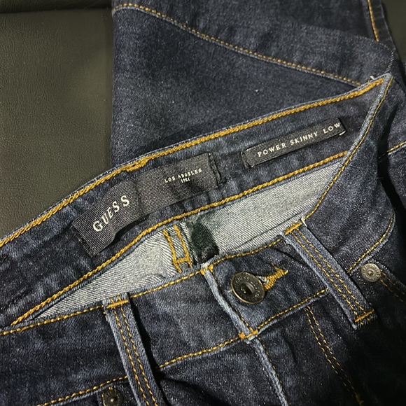 GUESS Power Skinny Dark Wash Jeans - Picture 6 of 6